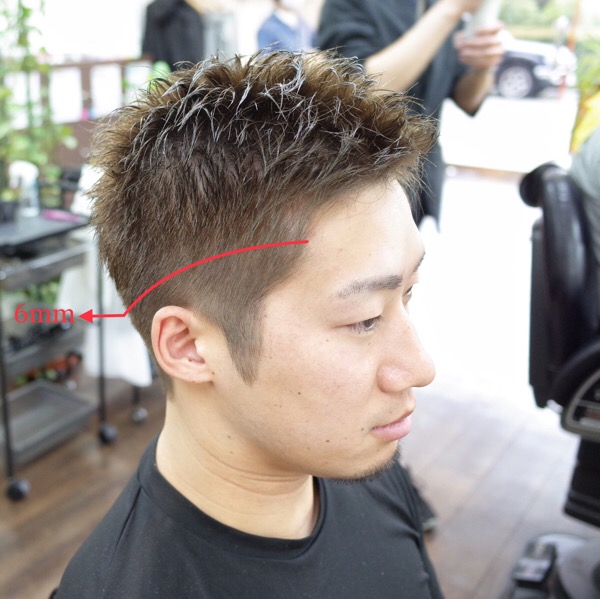 6mmのバリカンを使った ソフトモヒカン の髪型 Lifehair Barber