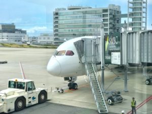 関西空港の飛行機搭乗口
